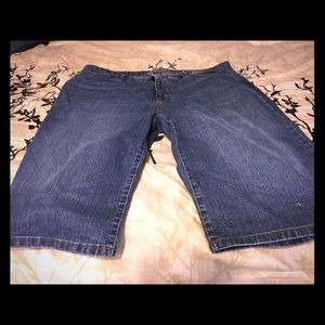 Denim Bermuda shorts